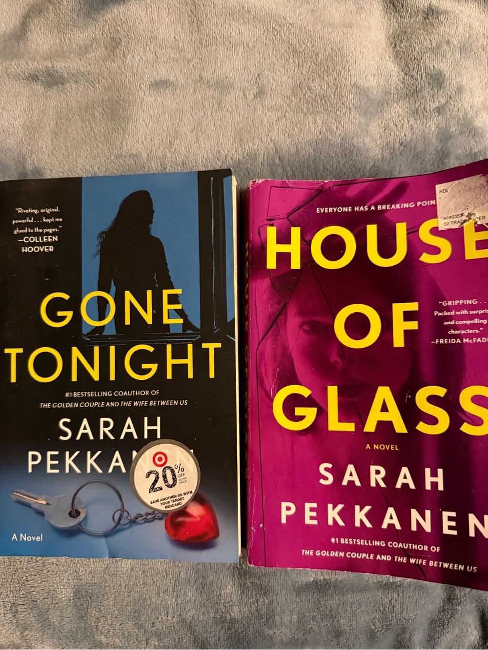 📚SARAH PEKKANEN~2 lg Paperback Thriller Books!